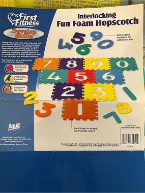 Interlocking Foam Puzzle Number Mats